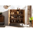 ELIXYR luxus mangófa komód - 100cm - barna