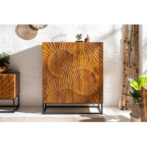 ELIXYR luxus mangófa komód - 100cm - barna