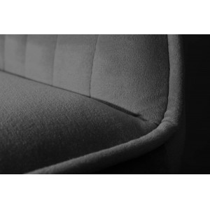 STICH design bársony bárszék - szürke