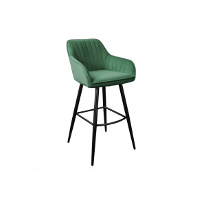 STICH design bársony bárszék - zöld