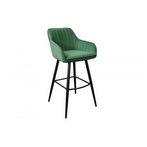 STICH design bársony bárszék - zöld