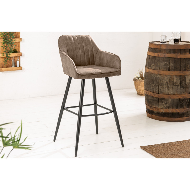 STICH design bárszék - vintage taupe