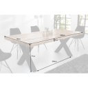 IRON CRAFT - X tömör mangófa étkezőasztal - 160/200/240cm