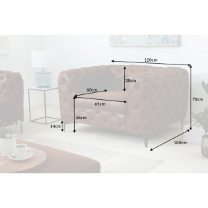 MAGNOLIA design fotel - barna