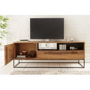 STRAIGHT tömör akác TV szekrény - 165cm