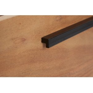 STRAIGHT tömör akác dohányzóasztal - 110cm