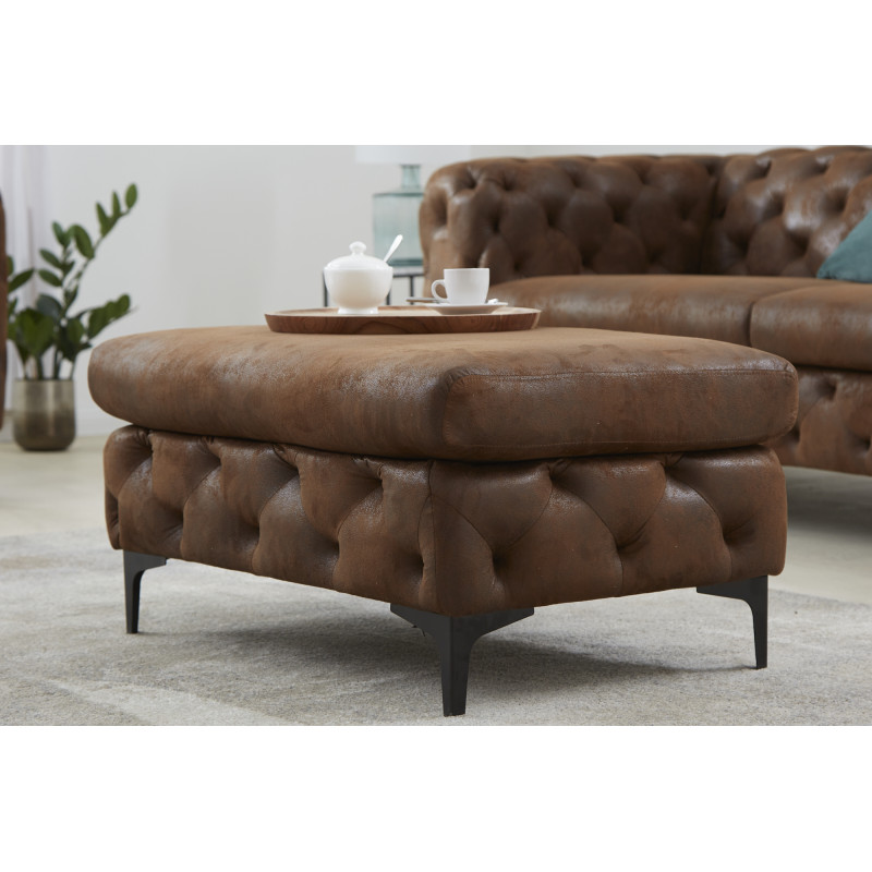 MAGNOLIA design puff - barna