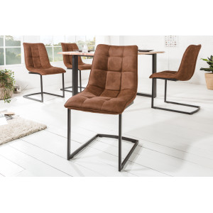 FLORIDA design szék - barna INVICTA