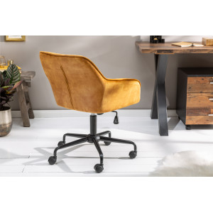 STICH design forgószék -  okker