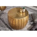 MARRAKESH design fém dohányzóasztal - 55cm - arany/réz/ezüst
