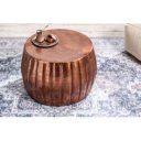 MARRAKESH design fém dohányzóasztal - 55cm - arany/réz/ezüst