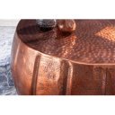 MARRAKESH design fém dohányzóasztal - 55cm - arany/réz/ezüst