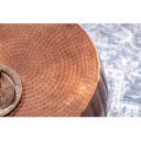 MARRAKESH design fém dohányzóasztal - 55cm - arany/réz/ezüst