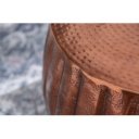 MARRAKESH design fém dohányzóasztal - 55cm - arany/réz/ezüst