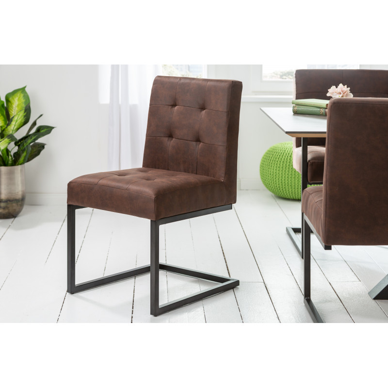 RIDER design szék - vintage barna