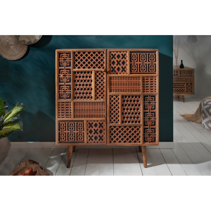 MARRAKESH design mangófa komód - 100cm