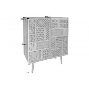 MARRAKESH design mangófa komód - 100cm