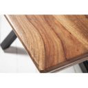 GALAXY-II tömör rózsafa étkezőasztal - 180/200cm