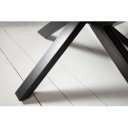 GALAXY-II tömör rózsafa étkezőasztal - 180/200cm