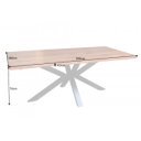 GALAXY-II tömör rózsafa étkezőasztal - 180/200cm