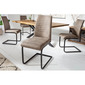 APPARTMENT design szék - antik taupe INVICTA