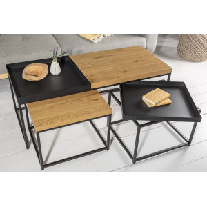LOFT modern dohányzóasztal szett