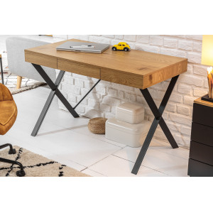 STUDIO modern íróasztal - tölgy dekor INVICTA
