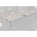 EUPHORIA exkluzív bővíthető étkezőasztal - sötét márvány - 180-220-260cm