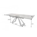 CONCORD design bővíthető étkezőasztal - kerámia- 180-230cm - antracit