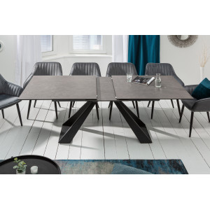 CONCORD design bővíthető étkezőasztal - kerámia- 180-230cm - antracit