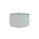 MODERN BAROCK design bársony puff - 75cm - zöld