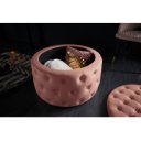 MODERN BAROCK design bársony puff - 75cm - lazac