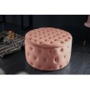MODERN BAROCK design bársony puff - 75cm - lazac