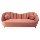 ARIELLE exkluzív bársony kanapé - mályva