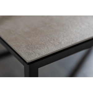 MERAN exkluzív kerámia dohányzóasztal - 75cm - beton