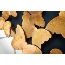 BUTTERFLY design tükör - arany - 78cm