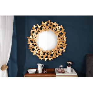 BUTTERFLY design tükör - arany - 78cm INVICTA
