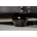 CHESTER bársony kanapé - 205cm - szürke