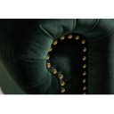 CHESTER bársony kanapé - 205cm - zöld