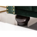 CHESTER bársony kanapé - 205cm - zöld