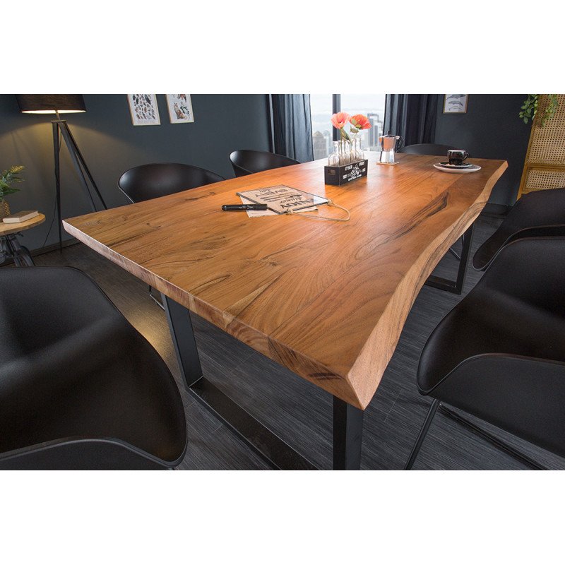 AKAZIE tömör akác étkezőasztal - 160/180cm