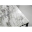 ELEMENTS exkluzív márvány dohányzóasztal - 50cm - fehér