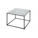 ELEMENTS exkluzív márvány dohányzóasztal - 50cm - fehér