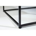 ELEMENTS exkluzív márvány dohányzóasztal - 50cm - szürke