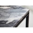 ELEMENTS exkluzív márvány dohányzóasztal - 50cm - szürke