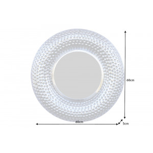 ORIENT design tükör - 60cm - ezüst