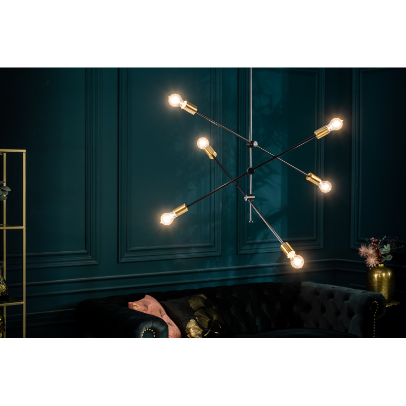 VARIATION design függőlámpa - fekete/arany