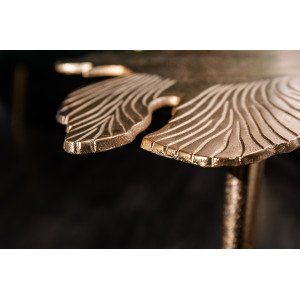 LEAF design dohányzóasztal - 57cm - arany