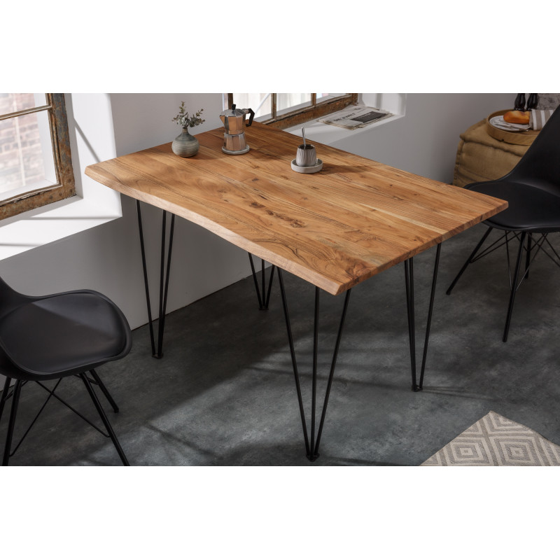 MAMANA tömör akác étkezőasztal - 120cm