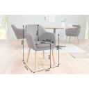 SUPREME modern szék - vintage taupe